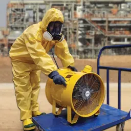 Udyogi Kem-Shield Protective Coverall Only 3 & 4 Liquid-Spray and Liquid-Jet Tight Connections Yellow Size M, KS400C image 3