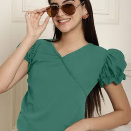 Tromko Women Pack Of 2 Puff Sleeve Top image 2