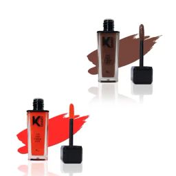 KINDED Lip Eye Cheek Tint Choco Brown & Sangria Orange Combo-picture-8