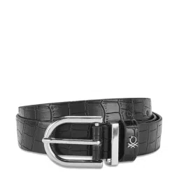 United Colors of Benetton Cheryl Black Waist Belt for Women-image-86