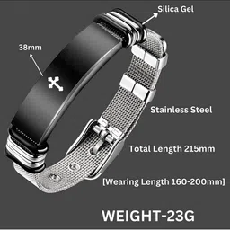 M Men Style Men Handcrafted Bangle-Style Bracelet image 3