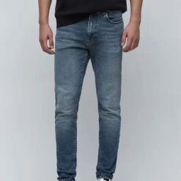 SELECTED HOMME Medium Blue Slim Fit Lightly Washed Jeans-picture-41
