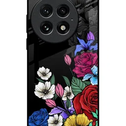 QRIOH Floral Printed OnePlus 13 Back Case Mobile Accessories-picture-53