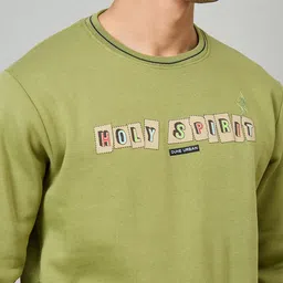 Duke Men Typography Printed Round Neck Pullover image 2