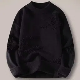 StyleCast x Revolte Self Design Long Sleeves Pullover Sweater image 4