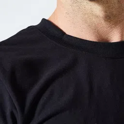 decathlon Domyos By DecathlonMen's Crew Neck Slim-Fit Soft Breathable Cross Training T-Shirt image 2