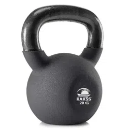 KAKSS Neoprene Half Coating Kettlebells (Black) Size - 20KG-picture-10