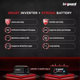 Livguard 1500 VA 150 Ah LGS1700_IT 1554STJ Invertuff Tubular Inverter & Batteries Combo image 3