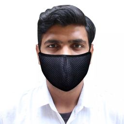 Oriley ORSM15 Air Mesh 3 Layer Face Mask with Adjustable Headband Black (Pack of 5 Pcs)-picture-26