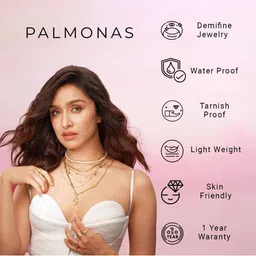 PALMONAS Women Gold-Plated Waterproof & Anti-Tarnish Wraparound Bracelet image 5