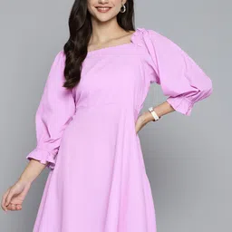 DENNISON Lavender Crepe Dress-picture-35