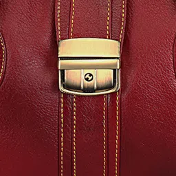 GENWAYNE Red Solid Handheld Bag image 2