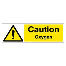 SUNSIGNS  Caution Oxygen Signages Size 600x200 mm HP Print + Vinyl, SN0098-picture-12