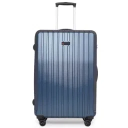 Swiss Military Phantom Navy Blue Striped Hard Small Trolley Bag - 35 cm-picture-42