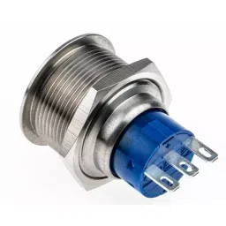 RS PRO Push Button Switch Momentary Panel Mount 22.2 mm SPDT 250 V AC, 1759334 image 4