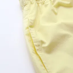 Hancock Men Yellow Pure Cotton Solid Pyjamas Set image 4