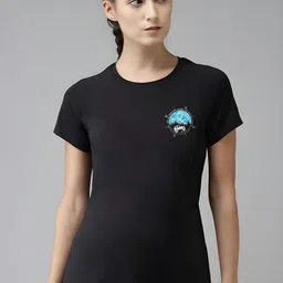 CORSICA Women Printed Applique T-shirt-image-79