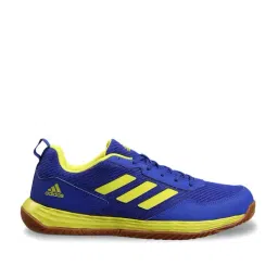 Adidas Men's Faztcort Indoor Star Blue Indoor Court Shoes-picture-35