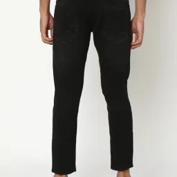 Spykar Black Cotton Slim Fit Jeans image 2