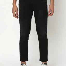 Spykar Black Cotton Slim Fit Jeans-picture-49