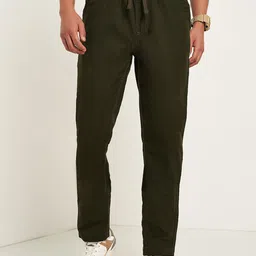 Urban Ranger by pantaloons Men Cotton Regular Fit Trousers-image-1
