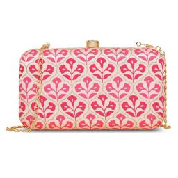 ZOUK Pink Printed Clutch-picture-39