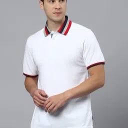 Beverly Hills Polo Club White Regular Fit Cotton Polo T-Shirt-picture-18