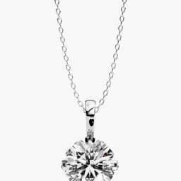 VALANOVA BIS Hallmark 18K White Gold Diamond Studded Pendant-0.81g-picture-38