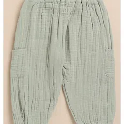 Cot & Candy Organic Cotton Solid Lounge Pants - Sage Green image 3