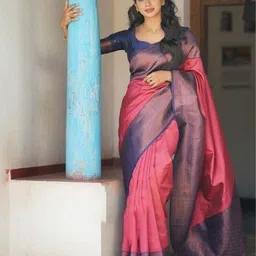 Zenophily Woven Design Pure Silk Kanjeevaram Saree-image-41