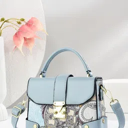 StyleCast Women Floral Printed Structured Satchel Bag-picture-12