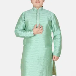 SG YUVRAJ Boys Embroidered Thread Work Jacquard Kurta-picture-32