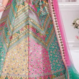 NTURVA Girls Art Silk Lehenga Choli image 2