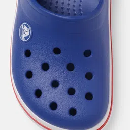 Crocs Unisex Kids Blue Solid Croslite Clogs image 2