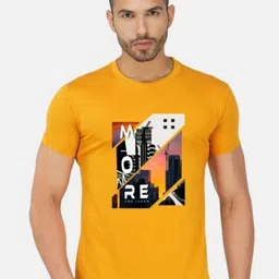 GLOBAL NOMAD Men 2 Printed Bio Finish Applique T-shirt image 2