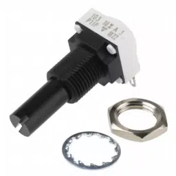 Vishay Panel Mount Rotary Potentiometer 1 W Power 100 kΩ Solder Lug Terminal, P11P1F0GGSY00104KA (Pack of 30 Pcs) image 3