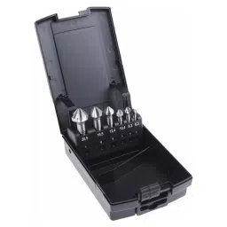 EXACT HSS Countersink Drill Bit Set 6.3 mm 8.3 mm 10.4 mm 12.4 mm 16.5 mm 20.5 mm Head 3 Flute(s) 90° 6, 5527-picture-10