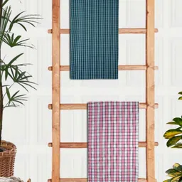 Aura Green & Pink 2 Printed Cotton 210 GSM Bath Towel-picture-28