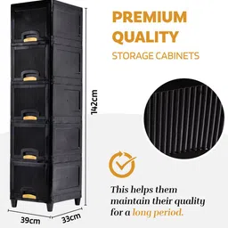 RUBOXA Black 10 Pieces Drawer Organisers image 2