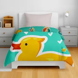 HOME PLUS STUDIOS Green Cartoon Characters Microfiber AC Room Comforter image 3