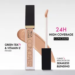 Insight Cosmetics Mega Cover Long Lasting Concealer with Vitamin E & Green Tea 10g - MN18-image-21