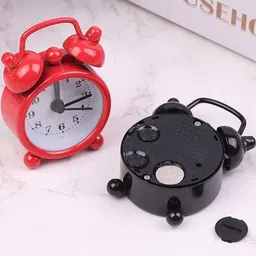 ASIDEA Black Traditional Analogue Alarm Clock image 4
