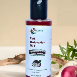Elecsera Red Onion Hair Oil With Bhringraj - 100 ml-picture-56