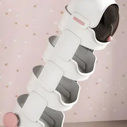 Polka Tots White Storage Drawer Rack 4-Tier Organiser image 5