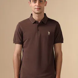 U.S. Polo Assn. Polo Collar Short Sleeves Casual T-shirt-picture-27