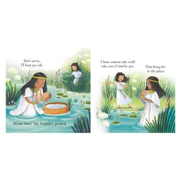 Usborne Moses in the basket Board Book By Russell Punter- English image 3