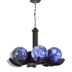 Deco Home Brown Wood Ceiling Lamp-picture-25