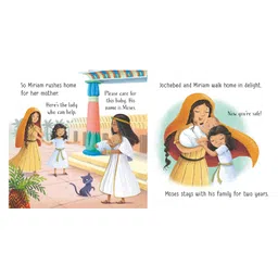 Usborne Moses in the basket Board Book By Russell Punter- English image 4