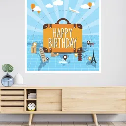 Untumble Travel Theme Birthday Decoration Backdrop Arch Kit Suitcase Theme - Pack of 62 image 5