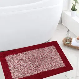 Aura Red & White Textured Anti-Skid Doormat-picture-28